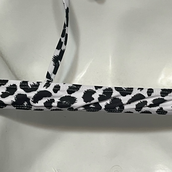 NWT Slayr Plus Leopard Halter Bikini Swimsuit 4XL - Picture 6 of 9